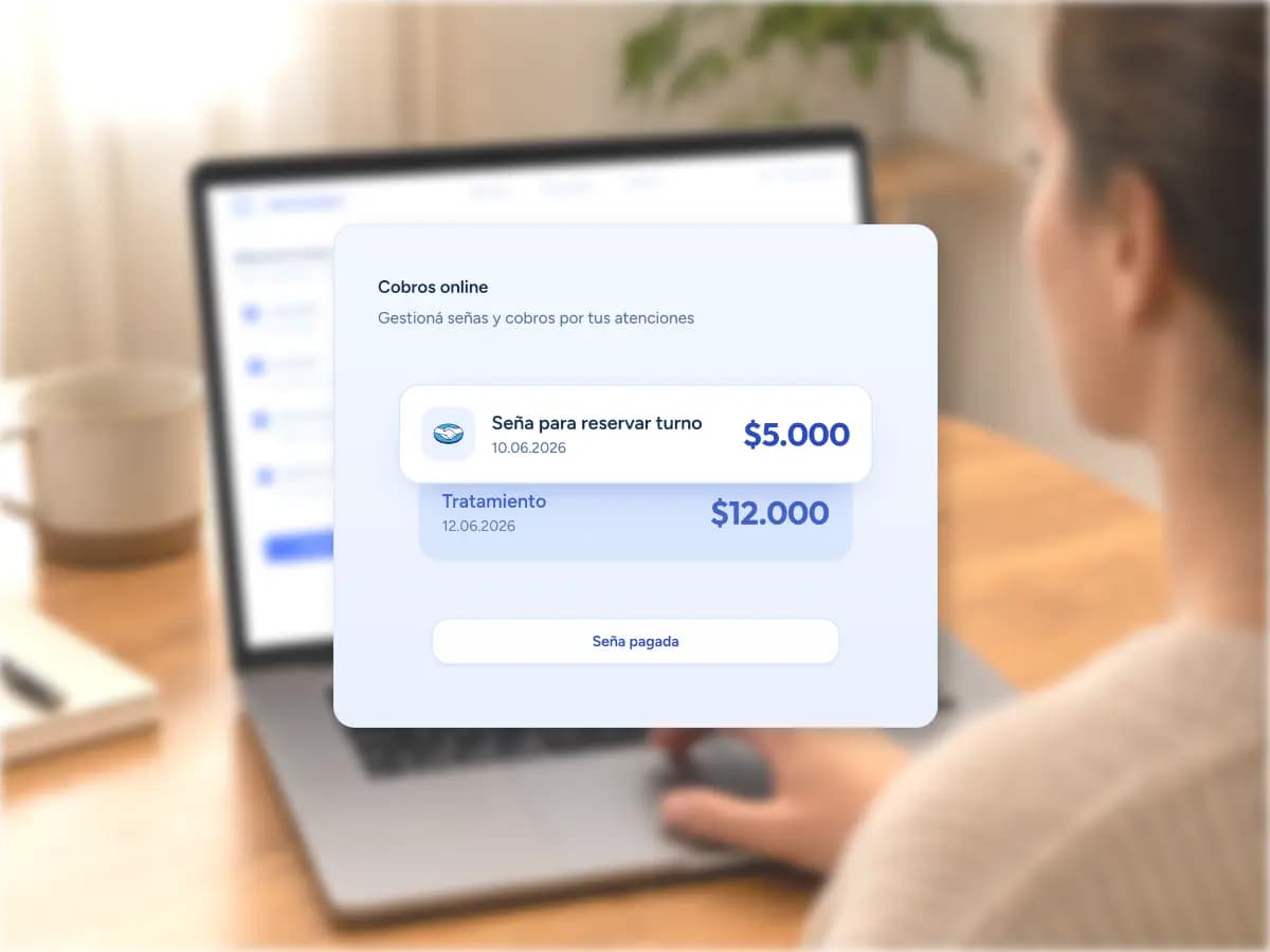Configuración y cobro de turnos integrado con Mercado Pago